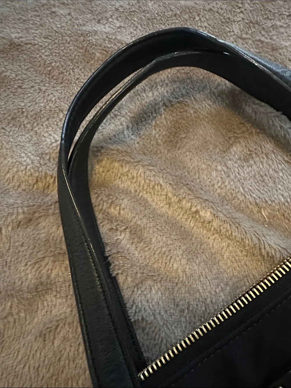 VINTAGE Kate Spade Black Nylon Convertible Shoulder & Tote Bag